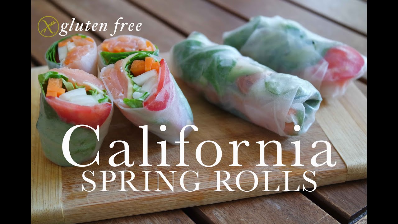 california Sping Roll LIGHT & GLUTEN FREE CasaSuperStar YouTube