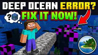 How to Fix Minecraft Deep Ocean Error | Microsoft Store & Launcher Fix Guide