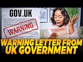 Social media comment leads to a  warning letter from the uk government