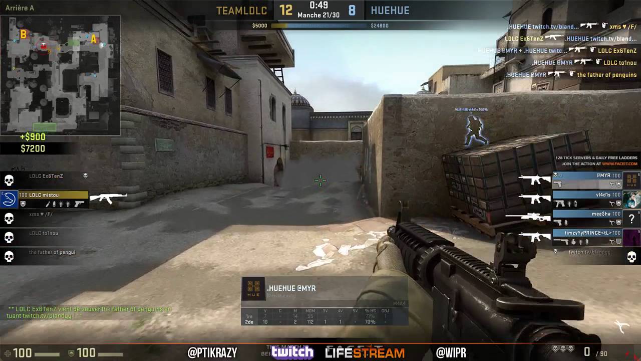 Esports Championship Series Season 2 @ Qualifer #4: MYR vs LDLC @ Dust2