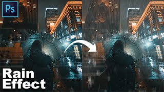 How to Create Rain Effect | Easy | Photoshop Tutorial screenshot 4