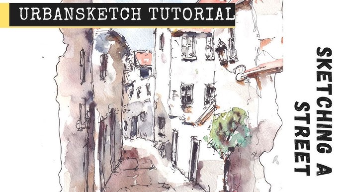 4 simple and elegant watercolor postcards - tutorial for beginners