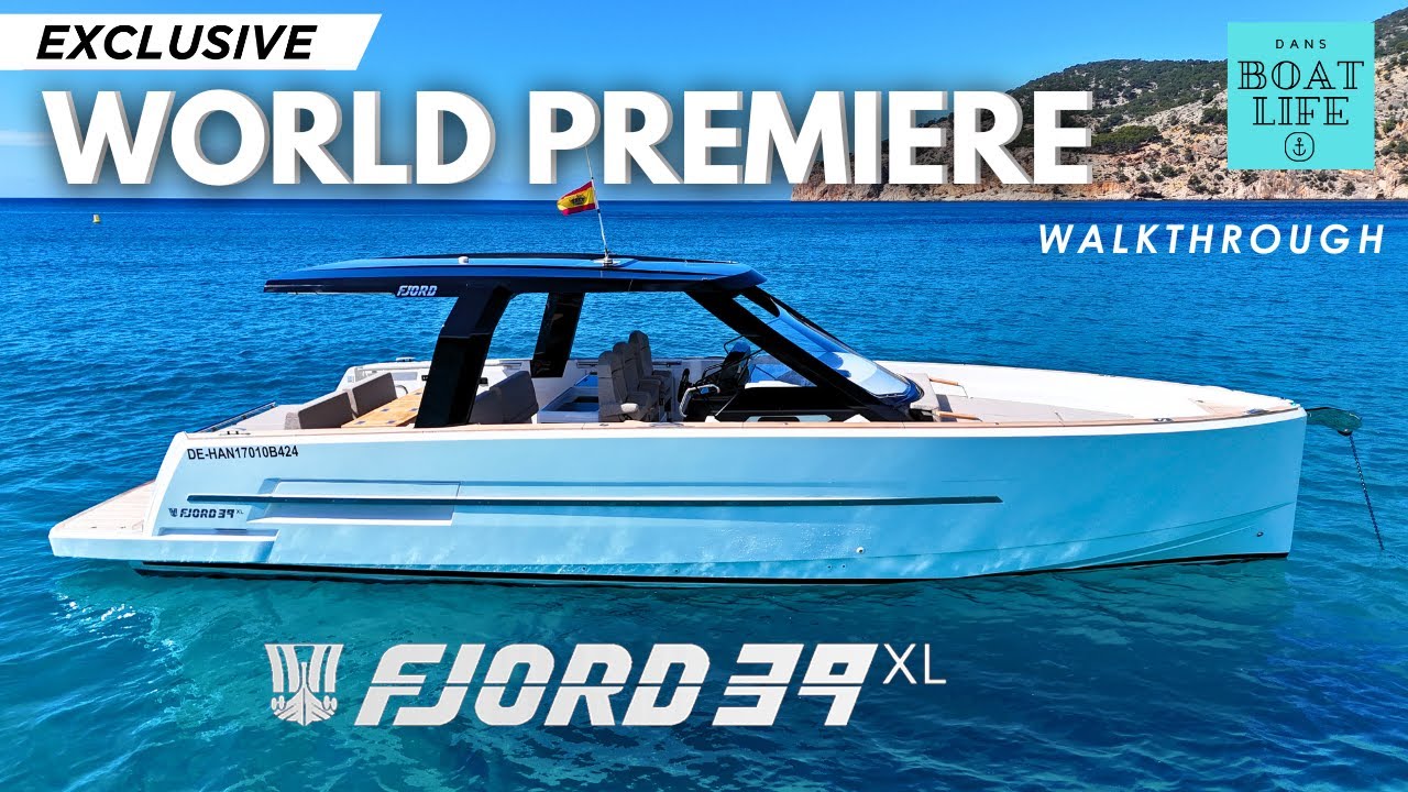 ⁣NEW FJORD 39XL - Great choice for your first luxury day boat!