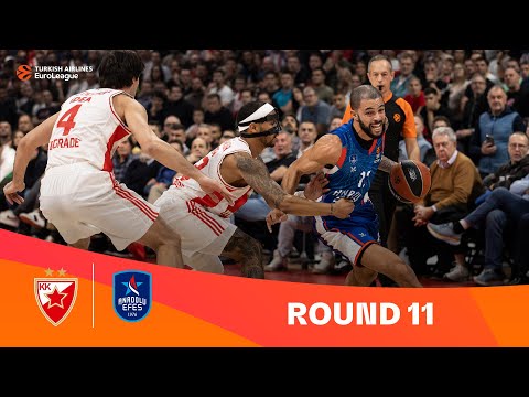 Zvezda-Efes | Round 11 Highlights | 2023-24 Turkish Airlines EuroLeague