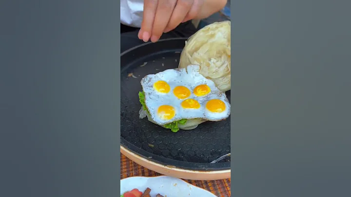 Chinese burger fresh fried eggs - DayDayNews