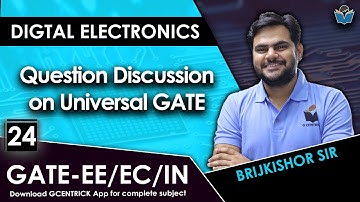 Lec 24 Question Discussion on Universal Gate #digitalelectronics #gate