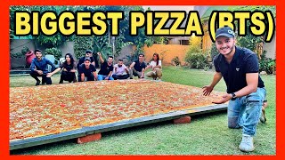 THE LARGEST PIZZA | Behind the scenes