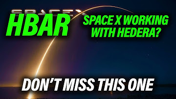 HEDERA HASHGRAPH HBAR WORKING WITH ELON MUSK & SPACEX!?