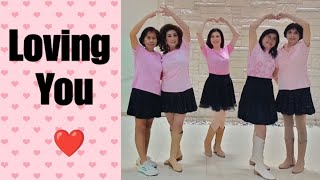 Loving You Line Dance (demo & count)