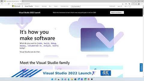 Visual Studio 2022 Launch Download and Hot Reload