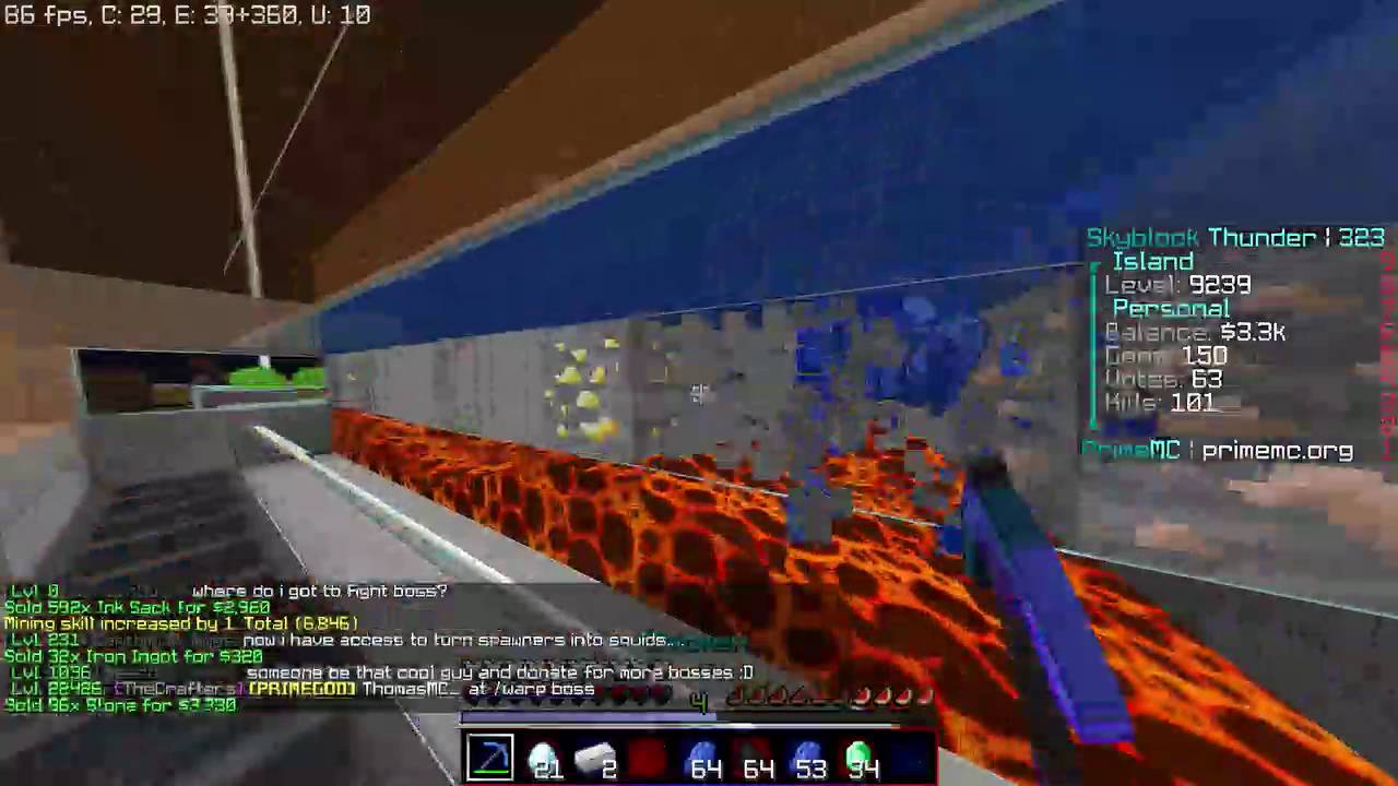 how to get 70k in 30 seconds primemc skyblock youtube
