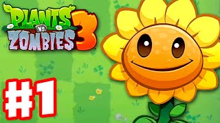 Plants vs. Zombies 3 - Gameplay Walkthrough Part 1 - Sunflower Is Back in this PvZ3 Early Test!