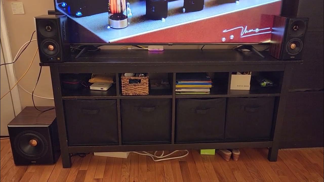 Edifier S360DB 2.1 speakers testing. YouTube