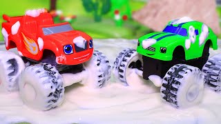 Blaze and the Monster Machines: Color Track Race!