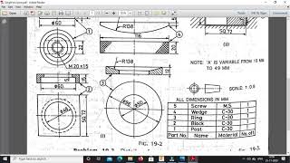 CAD Modelling - tool post parts