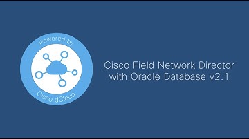 Cisco Field Network Director with Oracle Database v2.1 - Trailer