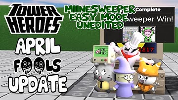 (unedited) SOLO MINESWEEPER EASY Mode Challenge in Roblox Tower Heroes