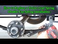 How to Replace a Trailer Leaf Spring | Double Eye Spring Installation