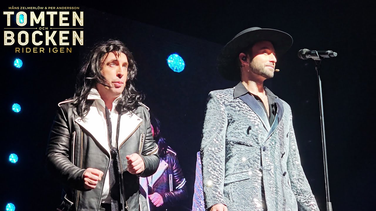 Måns Zelmerlöw & Per Andersson as Peter Jöback & Robert Wells (Tomten och Bocken Rider Igen / Malmö)