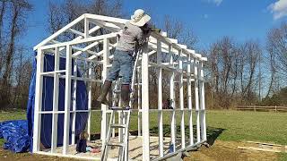 Garden Haze - Building a Greenhouse: Framing and Installing Polycarbonate Tuftex Paneling