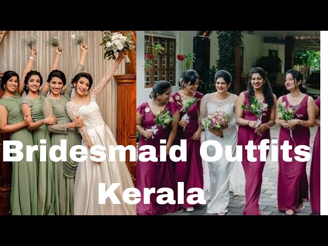 Bridesmaid Outfit ideas for 2022/ Kerala/ pastel colours - YouTube Bridesmaid Outfit ideas for 2022/ Kerala/ pastel colours - YouTube