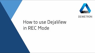 How to use DejaView in REC Mode // DEWETRON Academy