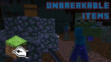 Completely Unbreakable Items in Vanilla Minecraft! [MCEdit Filter]
