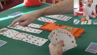 #71 ~ Full Bridge Game - Bidding & card play explained ~ 4 HEARTS - #30 SAYC American Bridge