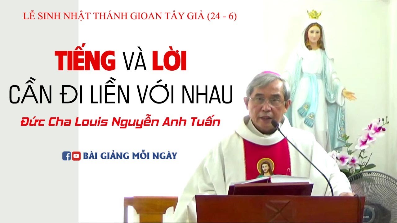 Outline Video TIẾNG VÀ LỜI CẦN ĐI LỀN VỚI NHAU Đức Cha Louis Nguyễn Anh Tuấn | BGMN