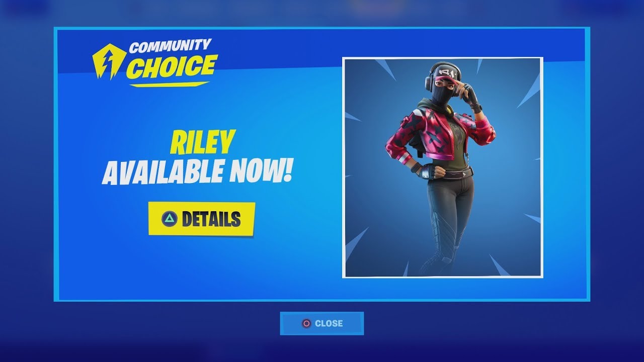 NEW COMMUNITY CHOICE SKIN WINNER
