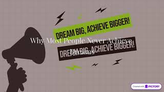 Why 99% of people will NEVER achieve their dreams (The painful truth)