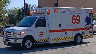 Chicago Fire Dept Ambulance 69 Responding