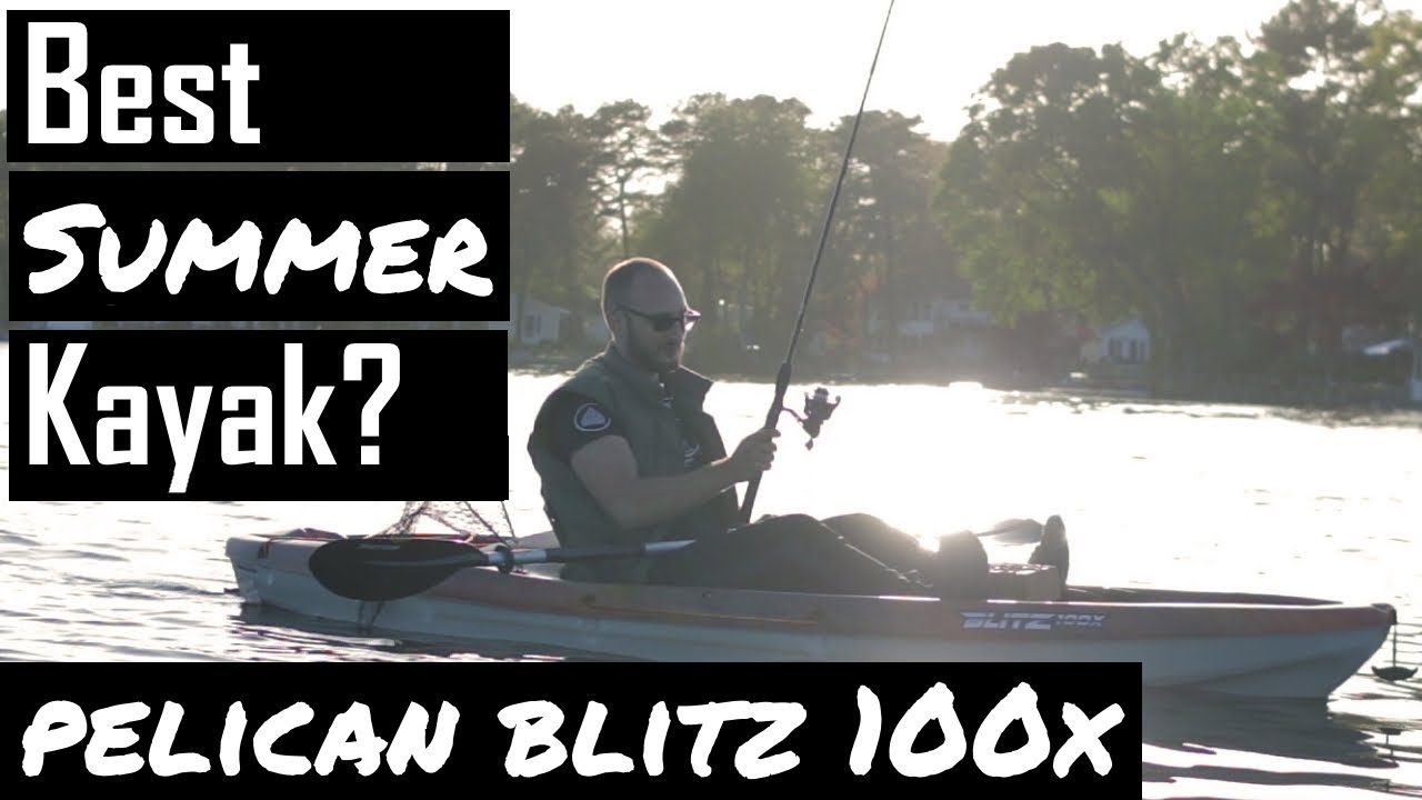 Pelican Blitz 100x Fishing Kayak Review YouTube