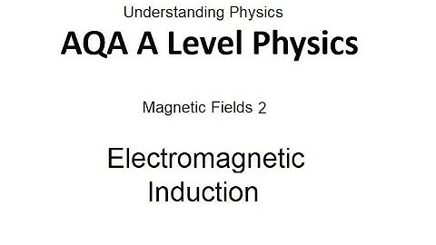 AQA A Level Physics: Electromagnetic Induction