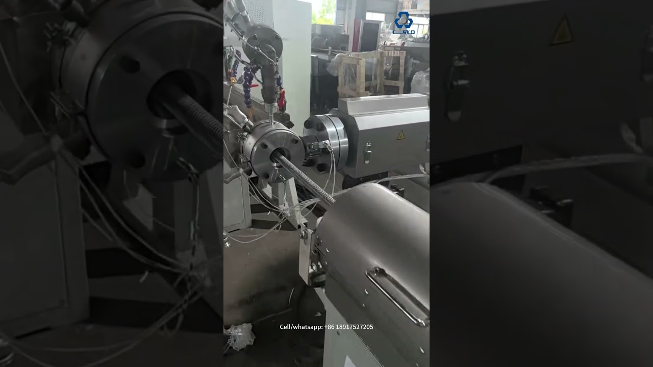 POLYESTER YARN REINFORCED PVC COMPOSITE CORD PIPE TUBE HOSE TAPE MAKING PRODUCTION EXTRUSION LINE