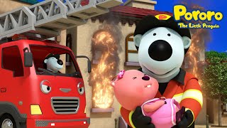 🔴The Brave Firefighters - Poby | Job \u0026 Occupation Song for Kids | Sing Along with Pororo!