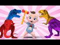 Canção do Parque dos Dinossauros música colorida Learn Sing A Song! Infantil Nursery Rhymes