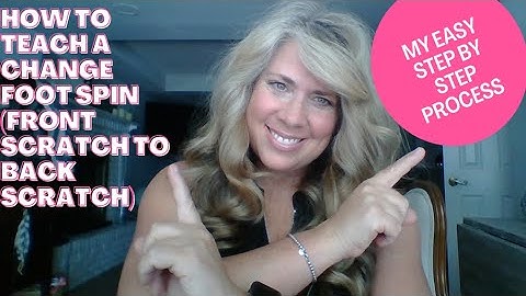 How to teach a front spin to back spin - step by step process for figure skaters and coaches