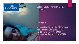 Proses Terjadinya Mimpi (Kelompok 1)