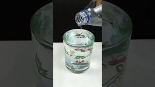 Surface tension of water💦😯👆 #shorts #science