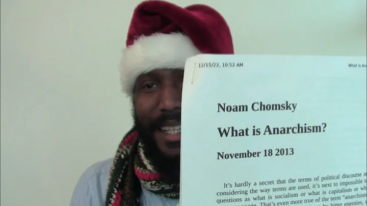 'What is Anarchism?' by Noam Chomsky | Speech Discourse