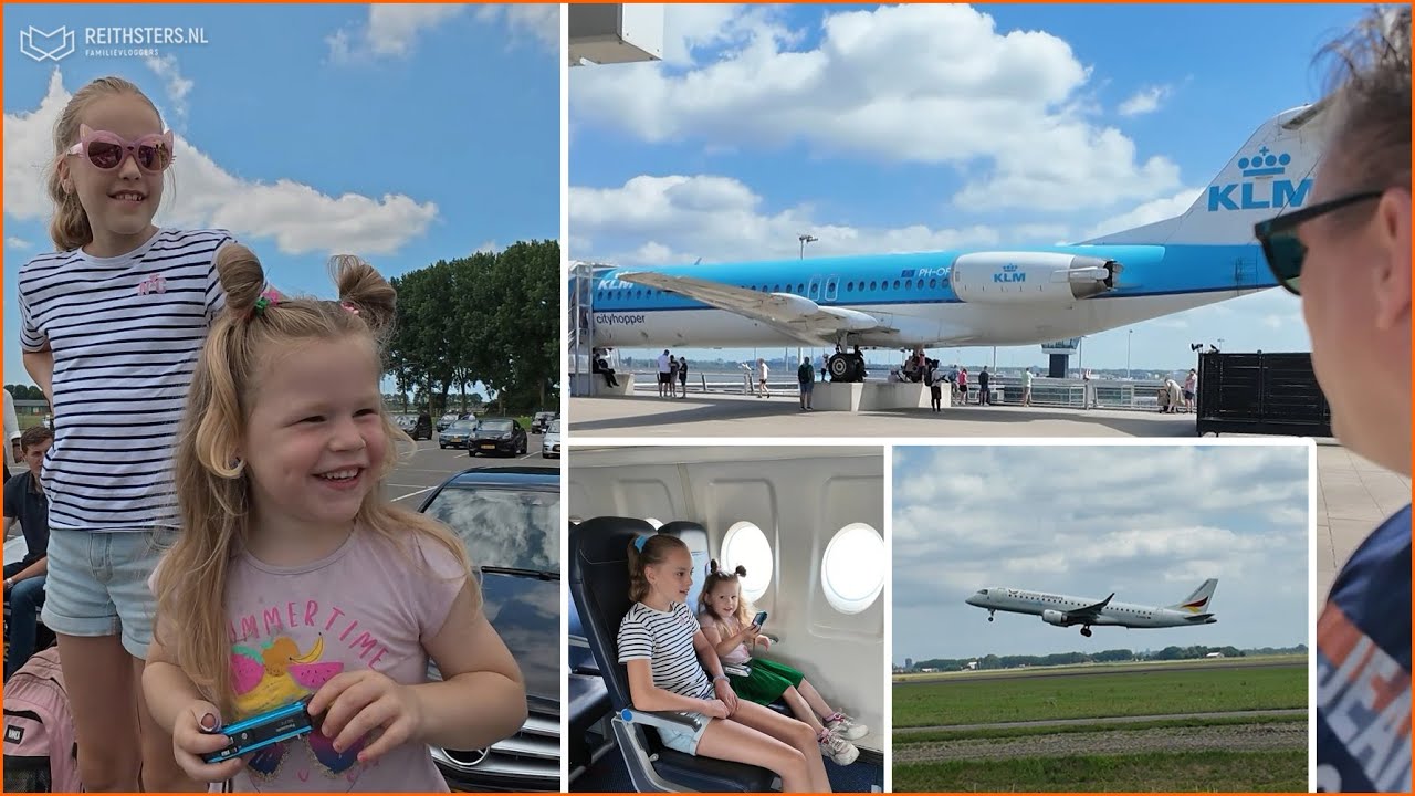 WIJ GAAN NAAR SCHIPHOL EN SPOTTEN VEEL VLIEGTUIGEN - VLOG #695