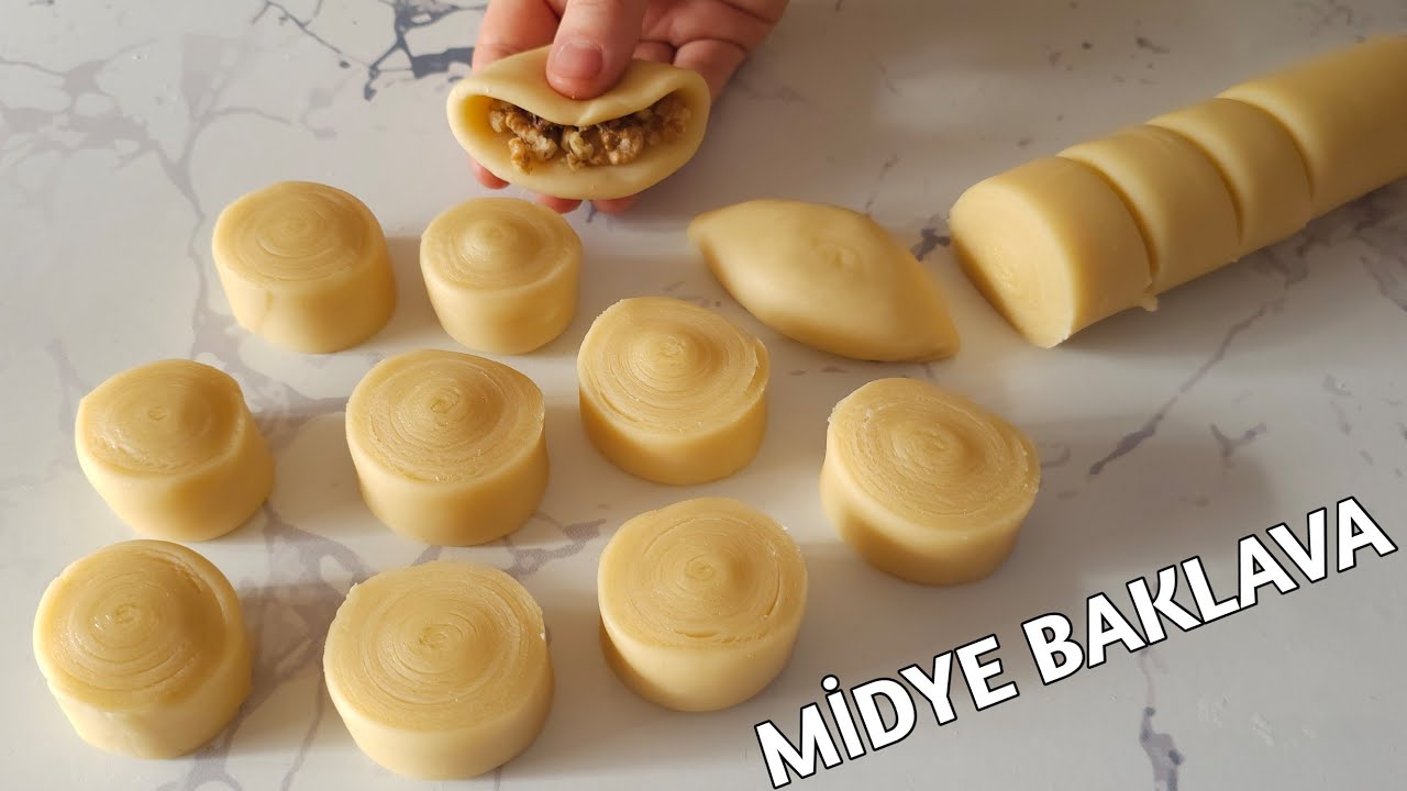 Bu Baklavanın yapımı herkes hayran kaldı yiyenler tarifi istedi Midye baklava tarifi