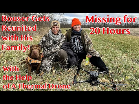 Missing Dog! Thermal Drone Rescue