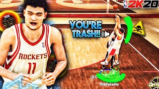 I TOOK 99 OVR 7'6' YAO MING TO THE *TOXIC* 1v1 COURT AND COMPLETELY TOOK OVER... (NBA 2K20 MyPark)