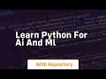 learn python for ai and ml