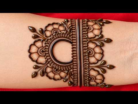 Beautiful and Simple Mehndi Design | Easy Henna for Hands | Mehandi Ka Design | Mehendi | New Mehndi