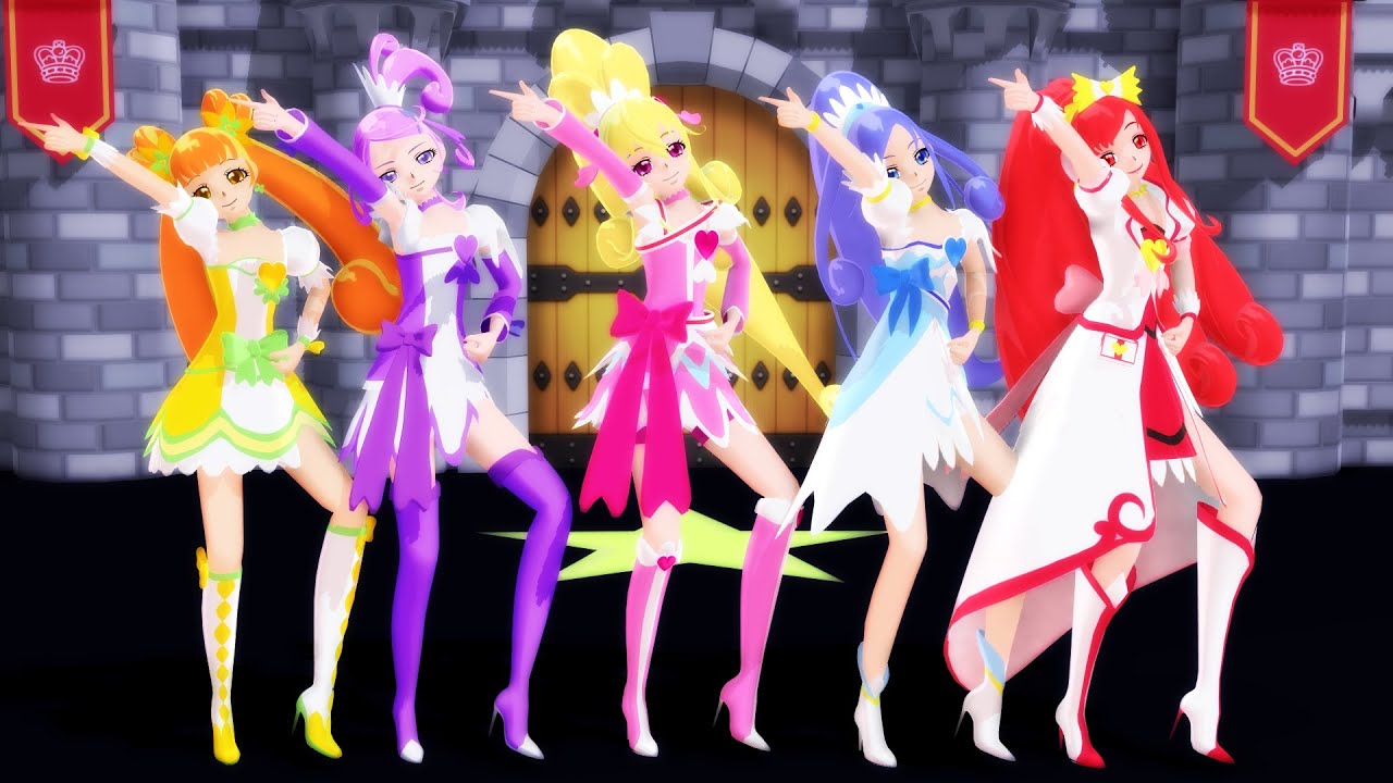 MMD PreCure Love Link! DokiDoki PreCure YouTube