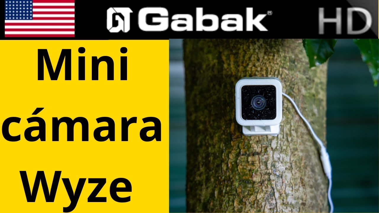 Mini cámara para exterior / interior wifi y visión nocturna Wyze Cam v3 -  GabakTech 