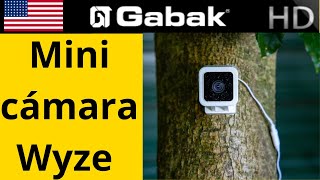 Mini cámara para exterior / interior wifi y visión nocturna - GabakTech